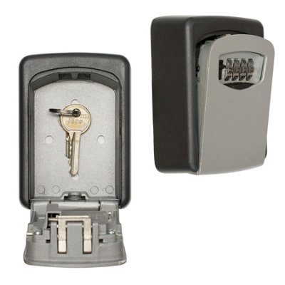 KCT Wall Mounted Combination Key Safe - 4 Digit Secure Outdoor Security Box Lock Cabinet Box House Home Car Keys - Image 4