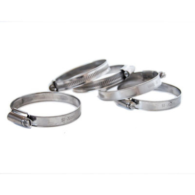Pisces 5 Pack 51-70mm Stainless Steel Clips For 50mm Hose from B&Q