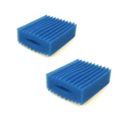 Pisces Twin Pack Compatible Biotec 5.1/10.1 Blue Coarse (Corrugated) Foam from B&Q