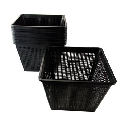 Pisces Pond Square Planting Basket 28 X 28 X 18Cm -12 Pack from B&Q