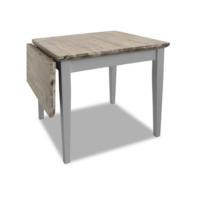 Statement Furniture Florence Square Extendable Kitchen Dining Table In Dove Grey