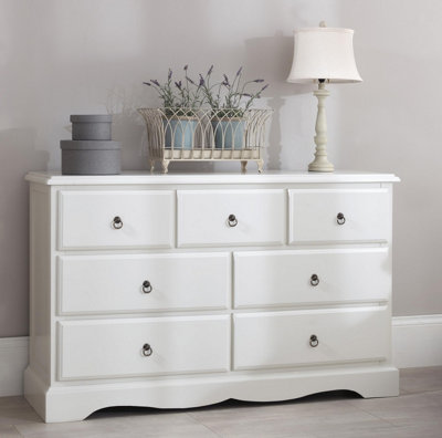 Statement Furniture White Romance Antique Over 4 Chest Of Drawers Size 3