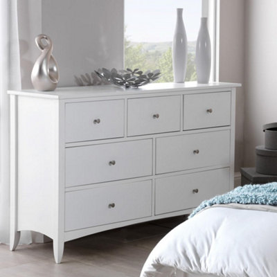 Statement Furniture Edward Hopper 3 Over 4 Chest Of Drawers White