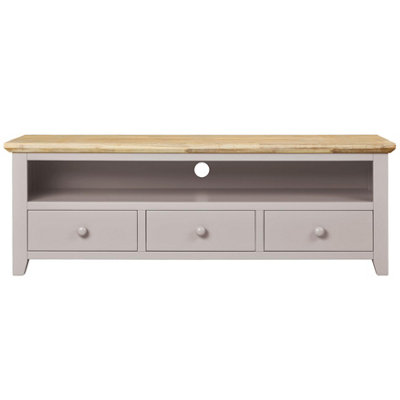 Statement Furniture Florence Truffle Tv Stand With 3 Drawers And Shelf from B&Q