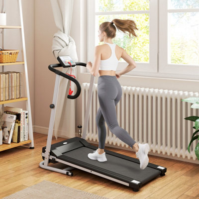 Homcom 1.25Hp Motorised Electric Treadmill Running Machine Fitness Folding