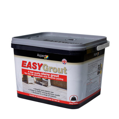 Easygrout High Quality Slurry Grout 15Kg Argent from B&Q