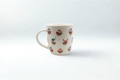 Festive Forest Friends MugRepeat Robin CreamEnglish Tablewear Company from B&Q