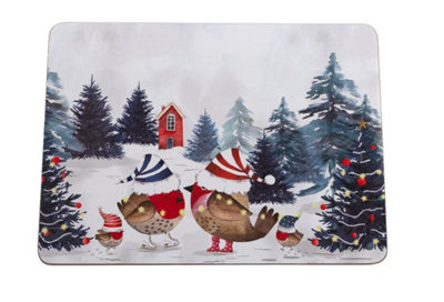 Festive Forest Friends Set/4 Placemats from B&Q