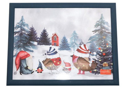 Festive Forest Friends Gonk Lap Tray from B&Q