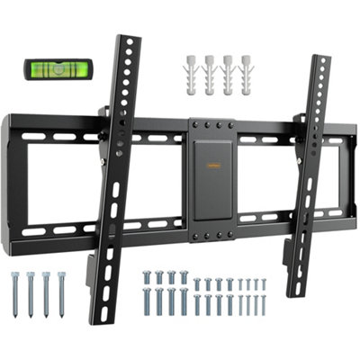 Vonhaus Tilting Tv Bracket For 37-82" ScreensFlush Tv Wall Mount W/spirit Level75Kg CapacityMax Vesa: 400X600mm from B&Q