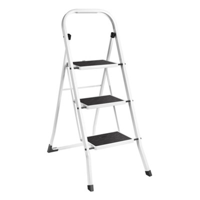 Vonhaus 3 Step Ladder With 150Kg Max Capacity from B&Q