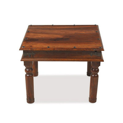 Rest Relax Jaipur Sheesham Thakat Coffee Table 60Cm Wide Brown from B&Q