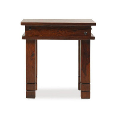 Rest Relax Jaipur Sheesham Chunky Coffee Table 45Cm Wide Brown from B&Q