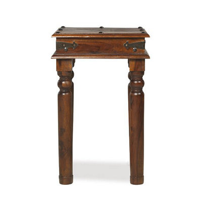 Rest Relax Jaipur Sheesham Thacket Lamp Table Brown from B&Q