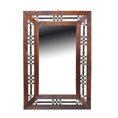 Rest Relax Jaipur Sheesham Mirror Brown from B&Q