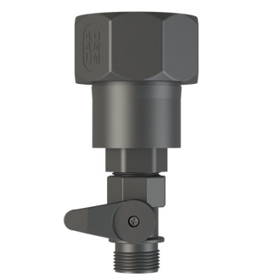 B&Q -  3/4" Bsp Male Ball Valve To S60X6 Ibc Female Swivel Nut