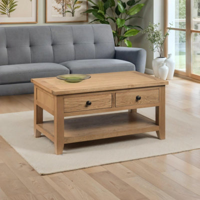 Julian Bowen Astoria Coffee Table With 2 Drawers from B&Q