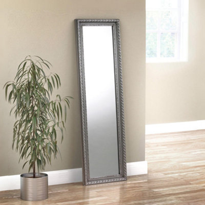 Julian Bowen Unisex Pewter Grey Allegro Dress Mirror - Image 9