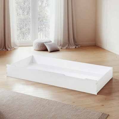 Julian Bowen Ellie White Trundle Under Bed Frame - 3ft Single - Image 7