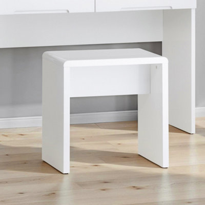 Julian Bowen Manhattan Dressing Stool - White - Image 6
