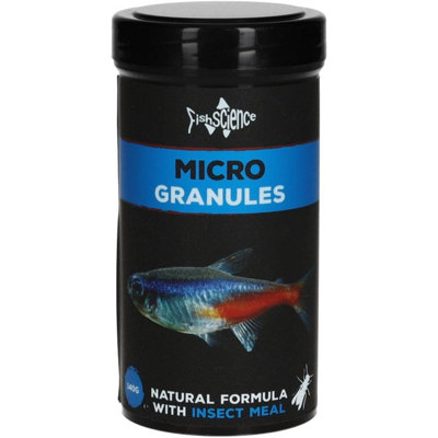 Aquacadabra Fish Science Tropical Micro Granules 140G Green/blue from B&Q