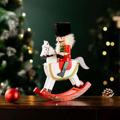 Christmas Wooden Nutcracker Cavalry from B&Q