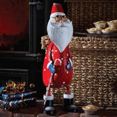 Santa Claus Ornament With Polka Dots from B&Q