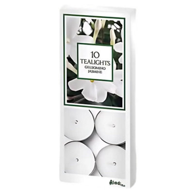 Aladino 10Pck Jasmine Scented Tealights from B&Q