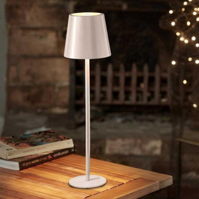 Marco Paul Ivory Cordless Outdoor Lamp from B&Q