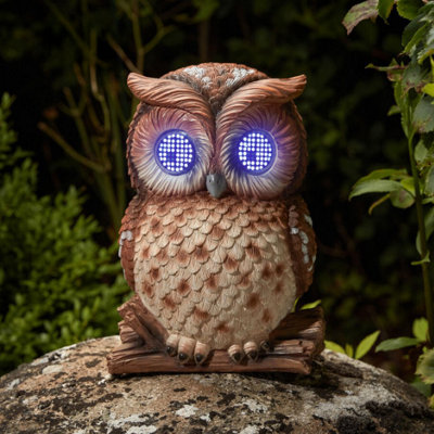 Marco Paul Blinking Solar Owl Ornament from B&Q