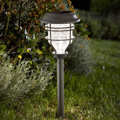 Marco Paul Crackle Glass Solar Light from B&Q