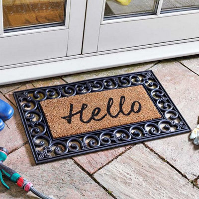 Marco Paul Hello Doormat Insert from B&Q