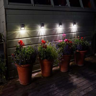 Marco Paul 8 Pack Wall Solar Lights from B&Q
