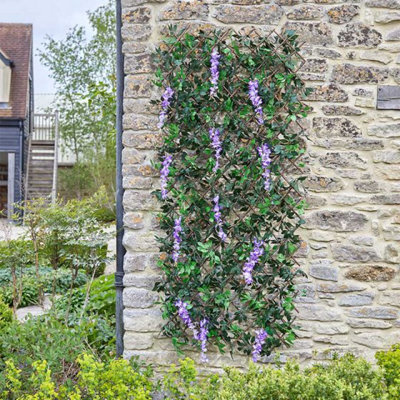 Marco Paul Artificial Leaves And Flower Trellis from B&Q