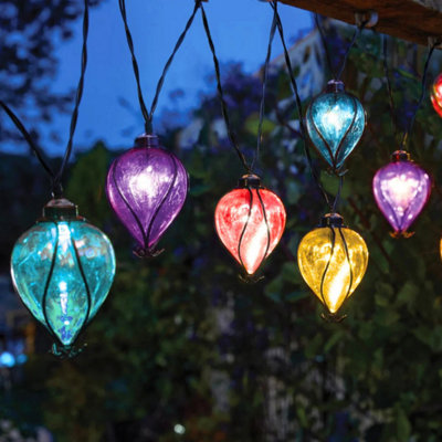 Marco Paul Rainbow Solar Balloon String Lights from B&Q