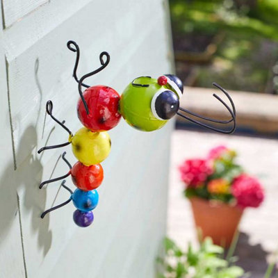 Marco Paul Colourful Caterpillar Garden Ornament from B&Q