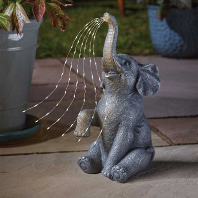 Marco Paul Solar Elephant Garden Décor from B&Q