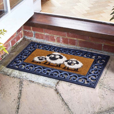 Marco Paul Sheep Family Doormat from B&Q