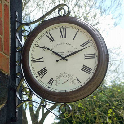Marco Paul Outdoor Station Wall Clock from B&Q