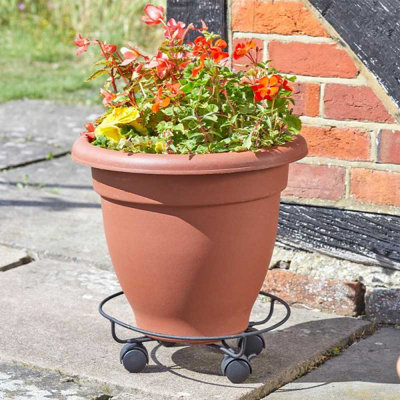 Marco Paul 33Cm Plant Pot Caddy from B&Q
