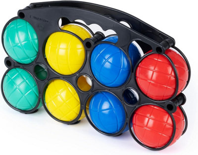 Outdoor Plastic Boules 8Pc Set Garden Game from B&Q