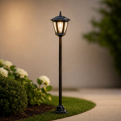 Marco Paul Solar Lantern Lamp Post Light from B&Q