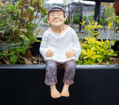 Marco Paul Sitting Grandfather Garden Ornament from B&Q