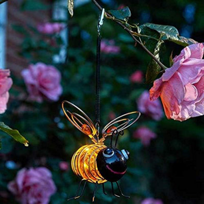 Marco Paul Hanging Solar Powered Bee Light Ornament from B&Q
