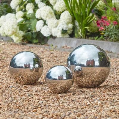 Marco Paul Polished Stainless Steal Ornament from B&Q