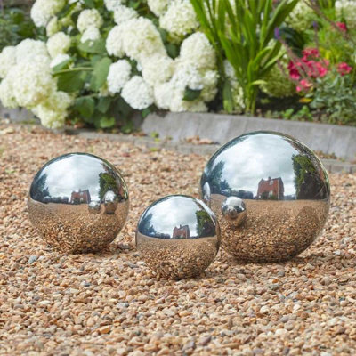 Marco Paul Polished Stainless Steel Ornament 25Cm from B&Q