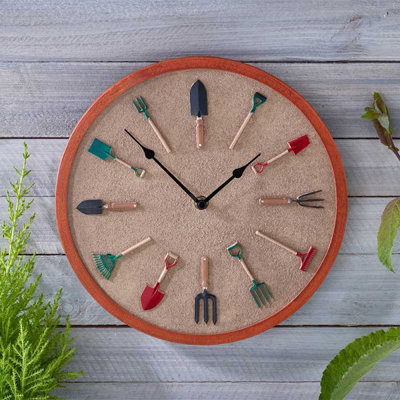Marco Paul Multi-Colour Garden Theme Outdoor Clock from B&Q