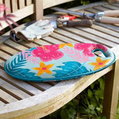 Marco Paul Multi-Coloured Tropical Pattern Garden Kneeler from B&Q