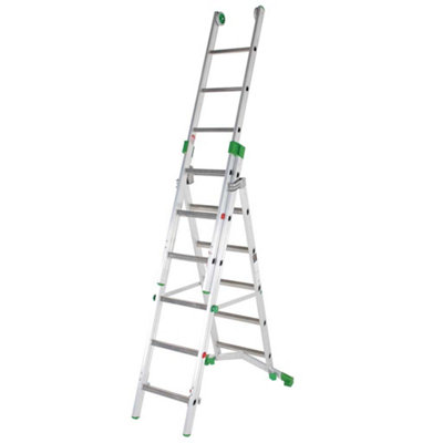 B&Q -  2.04M Heavy-Duty Combination Ladder (4.2M)