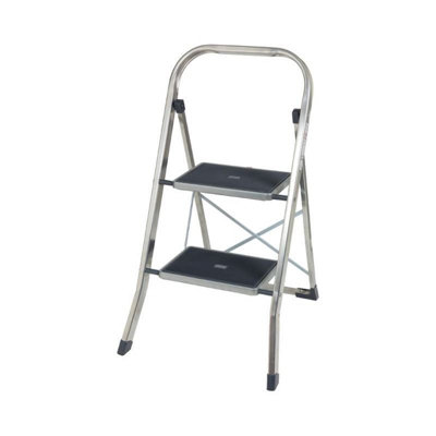 Tb Davies 2 Tread Slimline Aluminium Step Stool from B&Q